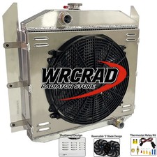 All Aluminum Radaitor shroud fan for 1949-1952 50 Studebaker Pickup CC4952 1951 picture