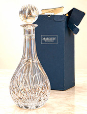 Marquis by Waterford Brookside Wine Decanter Crystal Stopper 750mL Poland picture