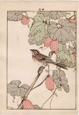 1892, Japanese Antique Original Woodblock Print, Imao Keinen,