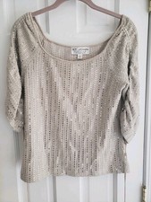 Vintage St John Evening by Marie Gray Mirrored Top Size 4 picture