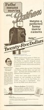 1926 Pathex Home Movie Camera Projector Harold Lloyd New York City NY Vintage Ad picture