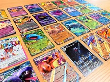 Pokemon Card Lot 50 OFFICIAL HOLO TCG Cards + Ultra Rare | VMAX EX OR V picture