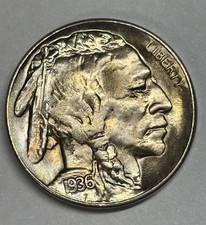 1936-s Buffalo Nickel / SUPERB GEM BU /Nice Toning picture