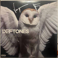Deftones Diamond Eyes Signed Vinyl Record LP Chino, Abe, Sergio Autograph picture
