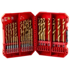 Milwaukee 48-89-4672 SHOCKWAVE 29PC Impact Duty RED HELIX Titanium Drill Bit Set picture