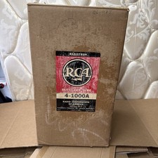(2)RARE NEW OLD STOCK RCA & GE 4-1000A Electron Tube Radiotron picture