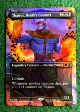 Thanos, Death's Consort (Borderless) Commander: Marvel Super Heroes Foil picture