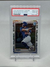 2020 Bowman Chrome Francisco Alvarez Mega Box PSA 10 picture