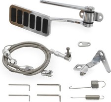 Universal Street Hot Rod Aluminum Gas Pedal + 24