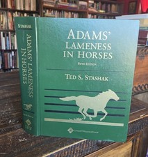LARGE Adams' Lameness in Horses Equestrian Veterinary Horse Medicine Book picture