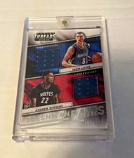 Panini 2014-15 Threads Freshman Pairs LaVine Wiggins RC MEM #8 /199 picture
