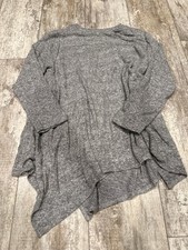 Nally & Millie Gray Sharkbite Tunic Top Asymmetrical picture