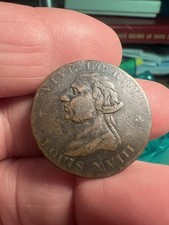 ANTIQUE 1814 PEACE MEDAL VIVE LE ROI LOUIS XV111 NICE CONDITION picture