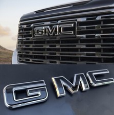 NEW Front Grille Emblem Chrome Fit For 2019 - 2026 GMC Sierra 1500 2500HD 3500HD picture