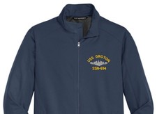 USS GROTON SSN-694 Soft Shell Jacket. New. U.S. Navy. DOLPHINS picture
