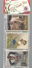 1957 TOPPS Christmas RACK/ W/ HOFER PEE WEE REESE/POS MANTLE/KOUFAX/WILLIAMS picture