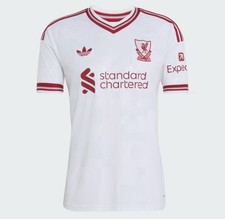 26/27 Liverpool Rio Ngumoha #73 Soccer Jersey White/Red L picture