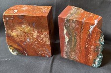 Two Partial Polished Ocean Jasper Rock  Slabs picture
