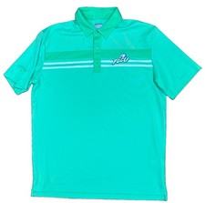 Callaway Florida Gulf Coast FGCU Eagles Light Green Golf Polo Shirt Men's L picture