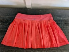 Lululemon Athletica Pleat to Street Skirt II in the color Grapefruit Size 6 RARE picture