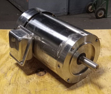 NEW LEESON 2 HP SS WASHDOWN MOTOR 208-230/460 VAC 3Ø 1740 RPM 145TC 191226.00 picture