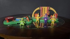 1996 Teletubbies Home Hill Tubbytronic  Superdome Complete Playset  UK Figures picture