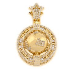 10k Gold 1.7 CTW Round/Baguette Diamond 