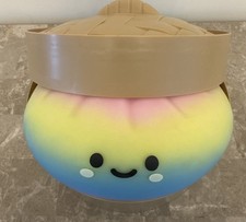 VIRAL SUPER MEGA JUMBO Rainbow Mystery Squishy Bun Dumpling 8lb 10” RARE Tie Dye picture