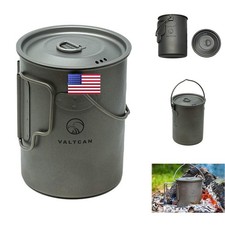 Valtcan 900ml Titanium Pot 134g Ultralight Grade 1 Ti Mesh Bag picture