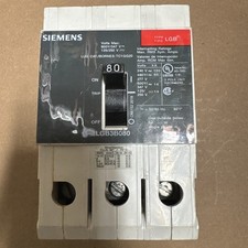 Siemens LGB3B080 80 Amp 3 Pole 600Y/347V LGB Bolt On Circuit Breaker SEE PICS picture
