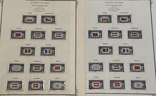 1943-1944 MINT AND USED SET OF US STAMPS OVERRUN COUNTRIES ON ALBUM PAGES #59 picture