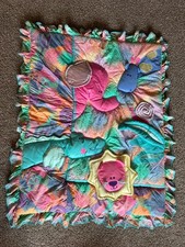Vintage Crib JUDI S Baby Blanket Satin Animals 3D Judi’s Colorful Jungle Animals picture