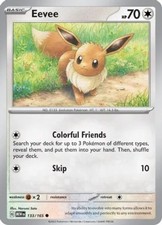 Eevee - 133/165 - Common (Near Mint) Scarlet & Violet - 151 - Colorless Pokémon picture