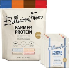 Ballerina Farm Grass Fed Whey Protein Powder, 4 Flavor Variety Pack, 24g Protein picture