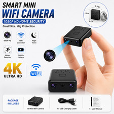 2025 Smart Mini WiFi Camera Wireless 1080P HD Night Cam w/Battery Home Security picture