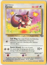 Eevee 51/64 Common Jungle Pokemon Unlimited Moderately Played picture