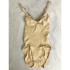 Skims M Seamless Sculpt Brief Bodysuit BBL Clay Snap Gusset Firm Control NEW picture