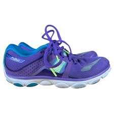 Brooks PureFlow 4 Running Shoes Women's Size 7.5 Purple, Blue & White in EUC picture