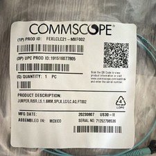 CommScope Simplex LC-LC Aqua Optical Network Cable FEXLCLC21-MXF002  SET OF 20 picture