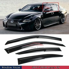 For 2013-2020 Lexus GS F GS350 GS450h JDM Mugen Style Window Visors Rain Guards picture