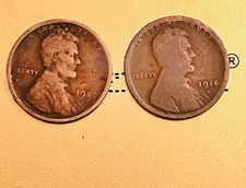 1914-D & 1909-S (NO VDB) Lincoln Wheat Cents- 2 of the must have Major Key Dates picture