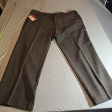 Haggard Men's H26 Brown Dress Slacks, Size 40 X 32 New With Tags picture