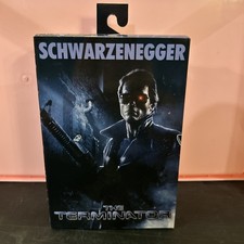 NECA Terminator Ultimate T-800 Police Station Assault New Small Crease In Box picture