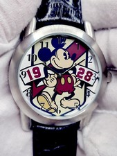 Disney Parks Authentic Original Mickey Mouse 1928 Limited Ed. Watch Rare 42mm picture