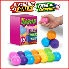 Globbles Squish Toys 16ct, Sticky Stress Ball for Adults & Kids, Squishy Ball... picture