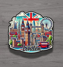 London England Fridge Magnet or Laptop Sticker picture
