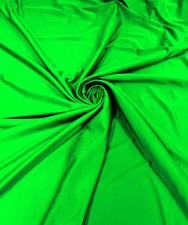 Lime Green Heavy Weight Solid Shiny Two Way Stretch Polyester Spandex Super picture