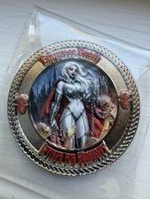 LADY DEATH EMPRESS DEATH #1 * Challenge Coin * Coffin Launch Exclusive picture