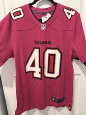 Nike Mike Alstott #40 Tampa Bay Buccaneers NFL Football Jersey Red Mens M picture