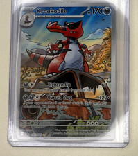 2025 Pokemon Black Bolt Krookodile 137/086 Illustration Rare EN picture